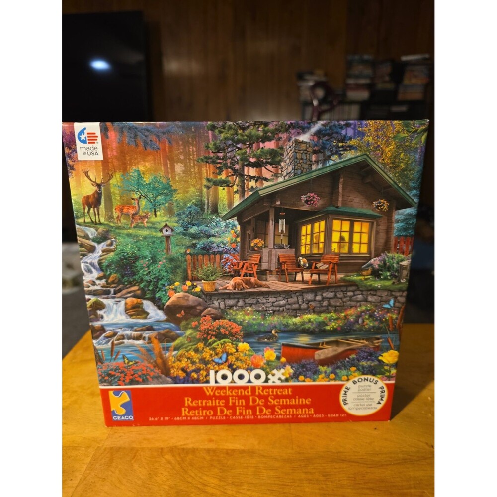 Ceaco PuzzlesWEEKEND RETREAT 1000pc., 26.5" x 19"